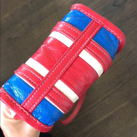 Balenciaga “Bazar” striped Shopper Tote Bag - Picture 5 of 5